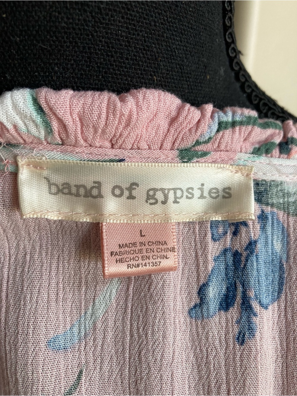 Band Of Gypsies Floral Sleeveless Mini Dress Western Boho - Picture 8 of 9